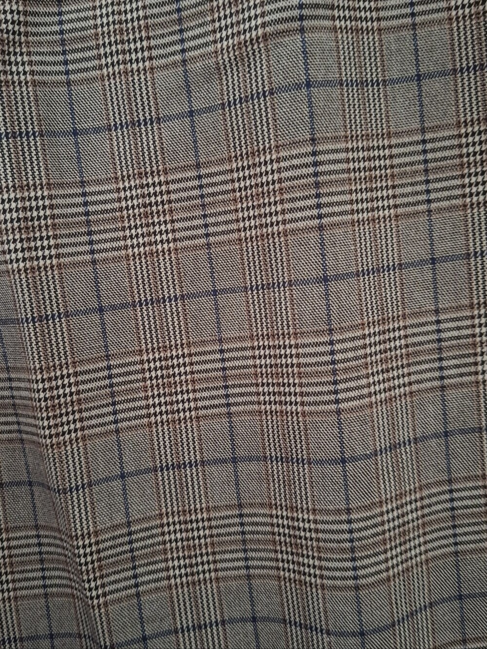 Talbots Women's Dress Pants Brown Glen Plaid Size 16, Unlined, Stretch - Picture 6 of 11